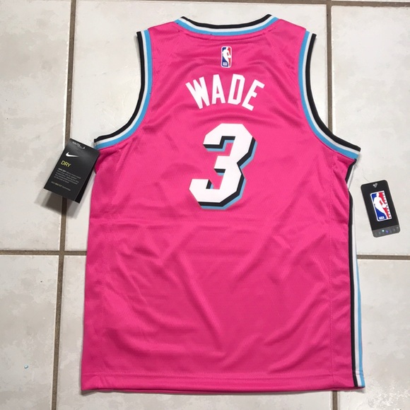 pink nba jersey